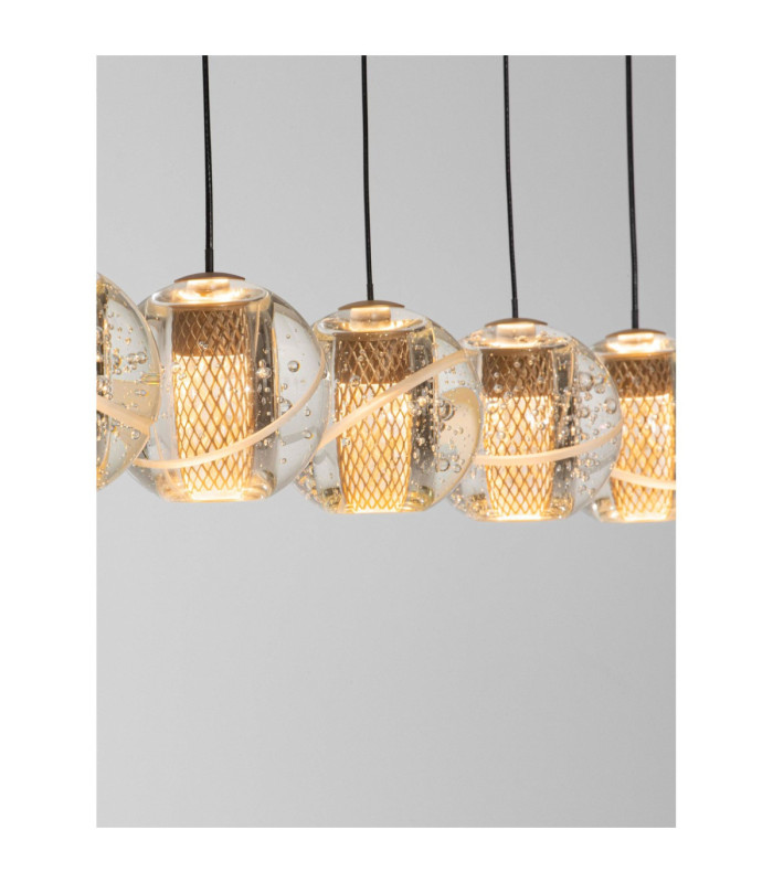 Licio Bar Pendant Ceiling Light Gold Triac Dimmable LED 16W 832lm 3000K-6