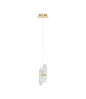 Lucien Pendant Ceiling Light Brass Gold Triac Dimmable LED 9W 550lm 2700K-1