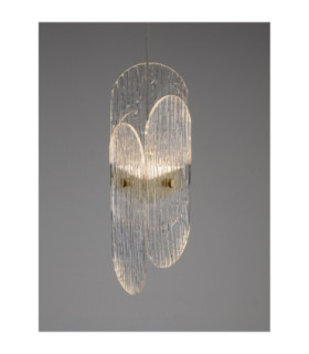 Lucien Pendant Ceiling Light Brass Gold Triac Dimmable LED 9W 550lm 2700K-2