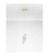 Lucien Pendant Ceiling Light Brass Gold Triac Dimmable LED 9W 550lm 2700K-3