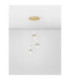 Lucien Cluster Pendant Ceiling Light Brass Gold Triac Dimmable LED 20W 1417lm 3000K-3