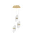 Lucien Cluster Pendant Ceiling Light Brass Gold Triac Dimmable LED 20W 1417lm 2700K-1