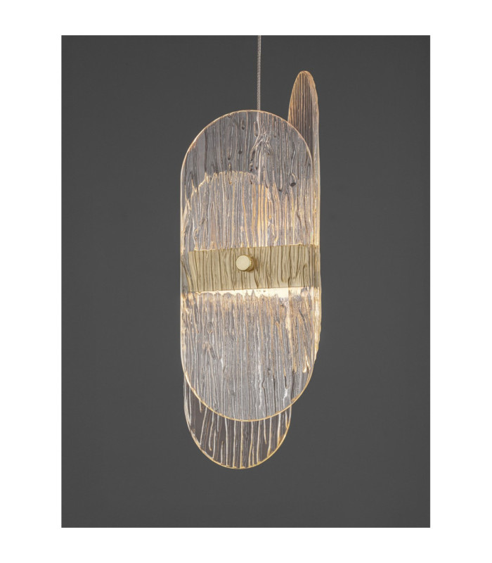 Lucien Cluster Pendant Ceiling Light Brass Gold Triac Dimmable LED 20W 1417lm 2700K-5