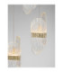 Lucien Cluster Pendant Ceiling Light Brass Gold Triac Dimmable LED 20W 1417lm 2700K-7