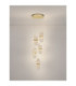 Lucien Cluster Pendant Ceiling Light Brass Gold Triac Dimmable LED 34W 2260lm 3000K-4