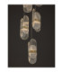 Lucien Cluster Pendant Ceiling Light Brass Gold Triac Dimmable LED 34W 2260lm 3000K-5