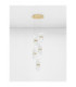 Lucien Cluster Pendant Ceiling Light Brass Gold Triac Dimmable LED 34W 2260lm 2700K-3