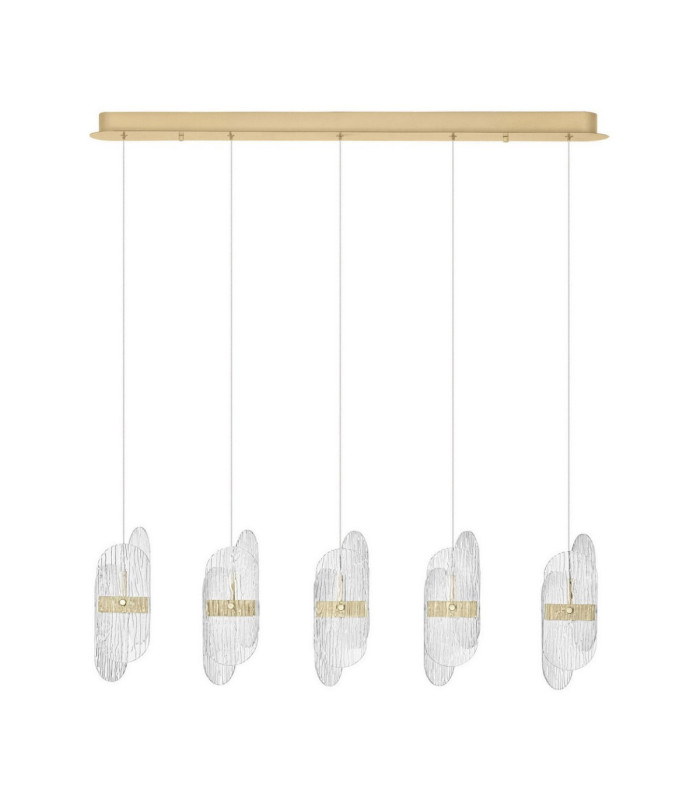 Lucien Bar Pendant Ceiling Light Brass Gold Triac Dimmable LED 34W 2260lm 3000K-1