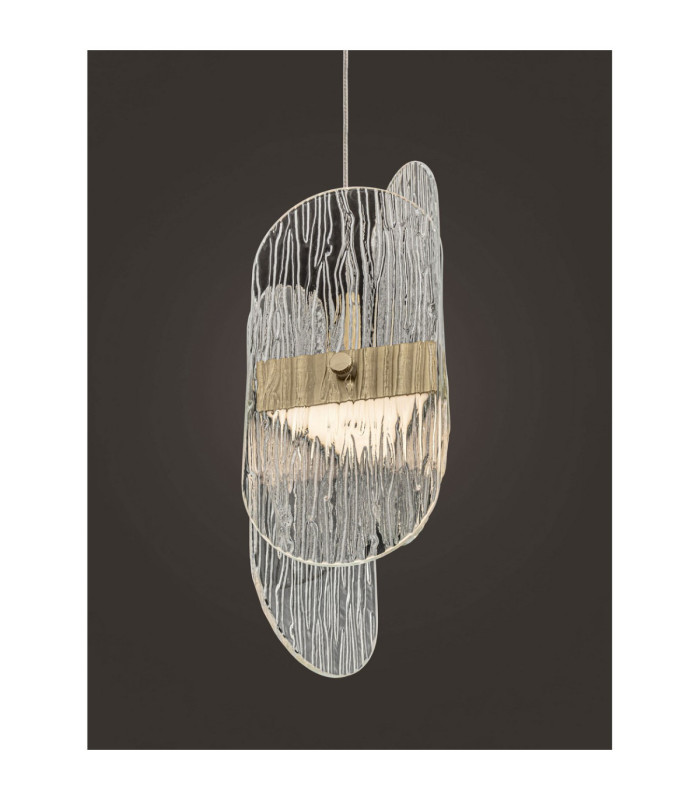 Lucien Bar Pendant Ceiling Light Brass Gold Triac Dimmable LED 34W 2260lm 3000K-6