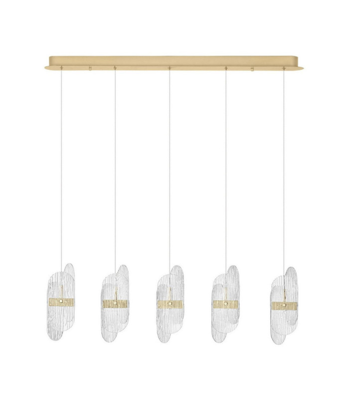 Lucien Bar Pendant Ceiling Light Brass Gold Triac Dimmable LED 34W 2260lm 2700K-1