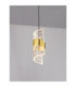 Seneca Slim Pendant Ceiling Light Platinum Gold Sandy Black LED 8W 636lm 3000K-5