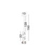 Seneca Slim Pendant Ceiling Light Platinum Gold Sandy Black LED 8W 636lm 3000K-7
