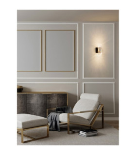 Seneca Wall Lamp Platinum Gold Sandy Black LED 9W 739lm 3000K-2
