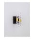 Seneca Wall Lamp Platinum Gold Sandy Black LED 9W 739lm 3000K-4
