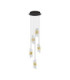Seneca Cluster Pendant Ceiling Light Platinum Gold Sandy Black LED 41W 2888lm 3000K-1
