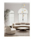 Seneca Cluster Pendant Ceiling Light Platinum Gold Sandy Black LED 41W 2888lm 3000K-2