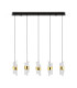 Seneca Bar Pendant Ceiling Light Platinum Gold Sandy Black LED 41W 2888lm 3000K-1