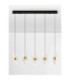Seneca Bar Pendant Ceiling Light Platinum Gold Sandy Black LED 41W 2888lm 3000K-4