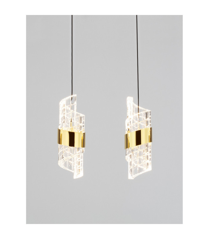 Seneca Bar Pendant Ceiling Light Platinum Gold Sandy Black LED 41W 2888lm 3000K-5