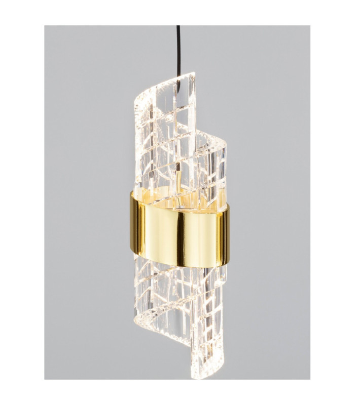 Seneca Bar Pendant Ceiling Light Platinum Gold Sandy Black LED 41W 2888lm 3000K-6