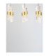 Seneca Bar Pendant Ceiling Light Platinum Gold Sandy Black LED 41W 2888lm 3000K-7