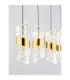 Seneca Bar Pendant Ceiling Light Platinum Gold Sandy Black LED 41W 2888lm 3000K-8
