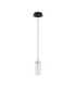Lune Slim Pendant Ceiling Light Sandy Black Chrome LED 9W 404lm 3000K-1