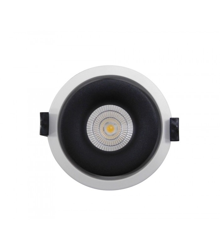 LED Recessed Round Downlight, White/Black, 40 deg. Beam Angle, 780lm, 4000K, IP20, DRIVER NOT INC. - 7
