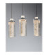 Lune Bar Pendant Ceiling Light Sandy Black Chrome Triac Dimmable LED 44W 1450lm 3000K-5