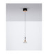 Paluz Slim Pendant Ceiling Light Rose Gold Matt Black LED 7W 345lm 3000K-3