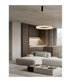 Vaster Integrated LED Pendant Ceiling Light Matt Black Triac Dimmable LED 36W 2149lm 3000K-2