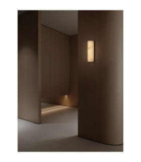 Shado Flush Wall Lamp Brass Gold LED 7W 393lm 3000K-2