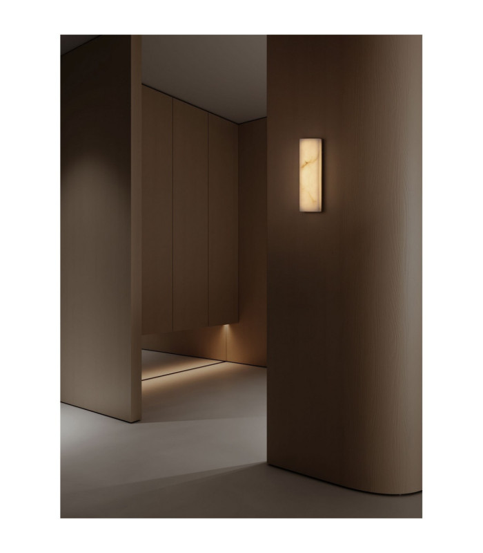 Shado Flush Wall Lamp Brass Gold LED 7W 393lm 3000K-2
