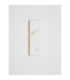 Shado Flush Wall Lamp Brass Gold LED 7W 393lm 3000K-3