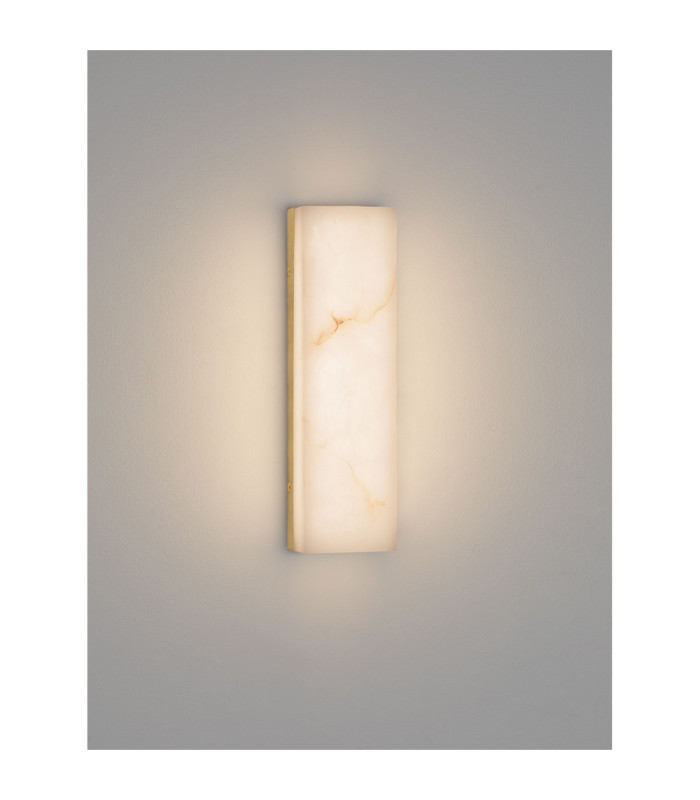 Shado Flush Wall Lamp Brass Gold LED 7W 393lm 3000K-4