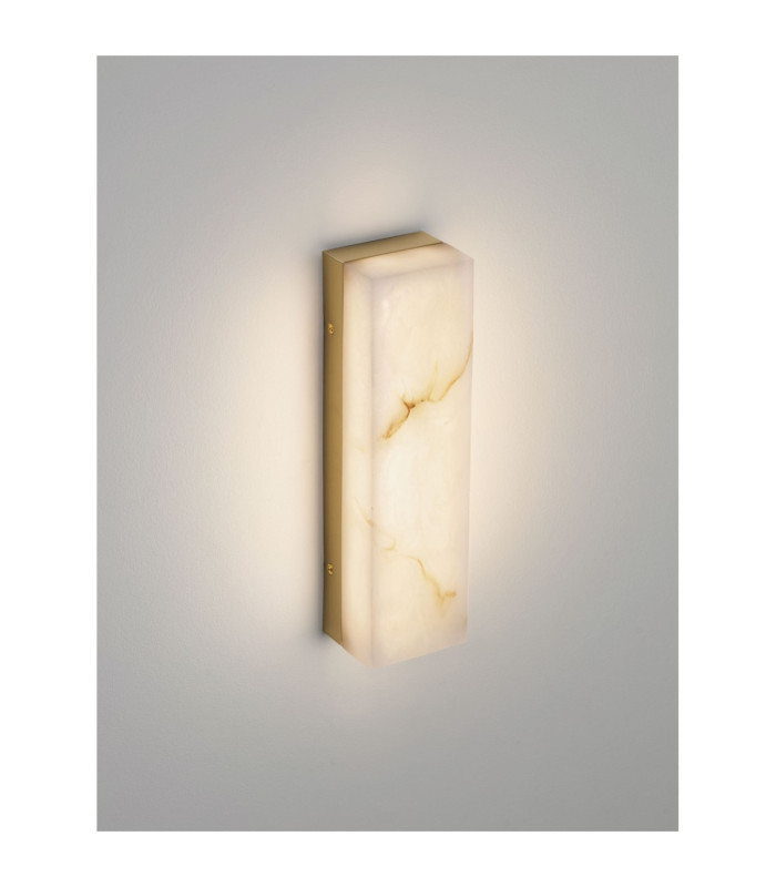 Shado Flush Wall Lamp Brass Gold LED 7W 393lm 3000K-5
