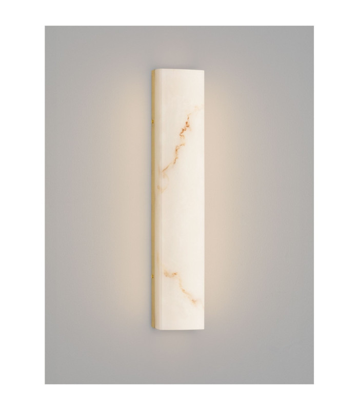 Shado Flush Wall Lamp Brass Gold LED 12W 709lm 3000K-4