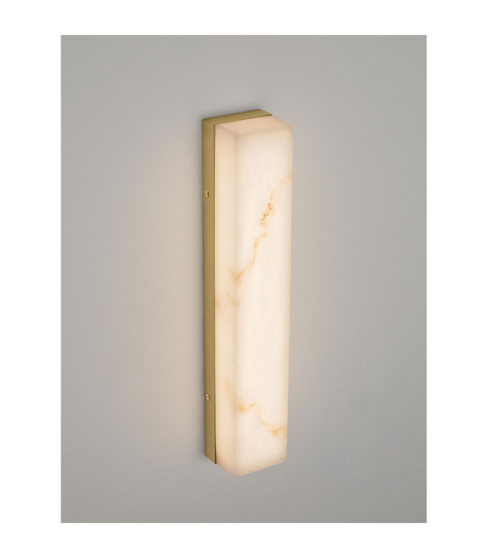 Shado Flush Wall Lamp Brass Gold LED 12W 709lm 3000K-5