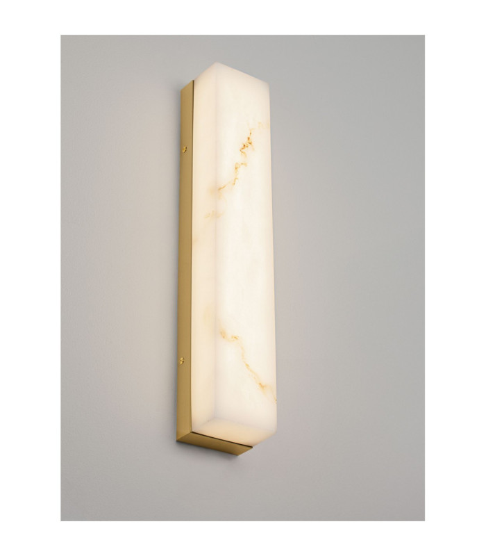 Shado Flush Wall Lamp Brass Gold LED 12W 709lm 3000K-6