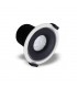 LED Recessed Round Downlight, White/Black, 60 deg. Beam Angle, 780lm, 4000K, IP20, DRIVER NOT INC. - 4