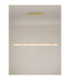 Vaster Bar Pendant Ceiling Light Brass Gold Triac Dimmable LED 36W 1906lm 3000K-4