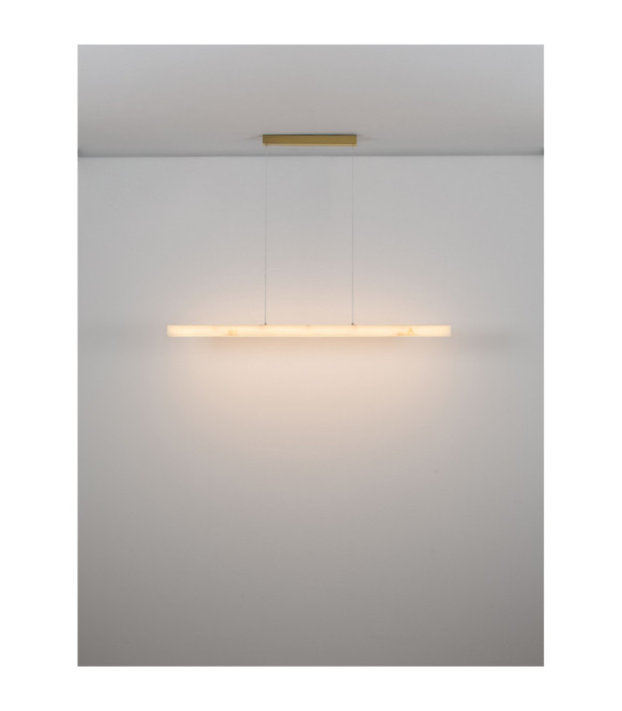Vaster Bar Pendant Ceiling Light Brass Gold Triac Dimmable LED 36W 1906lm 3000K-7