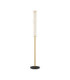Nolia LED Integrated Floor Lamp Brass Gold Black LED 20W 1336lm 3000K-1