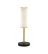 Nolia Integrated LED Table Lamp Brass Gold Black LED 12W 673lm 3000K-1