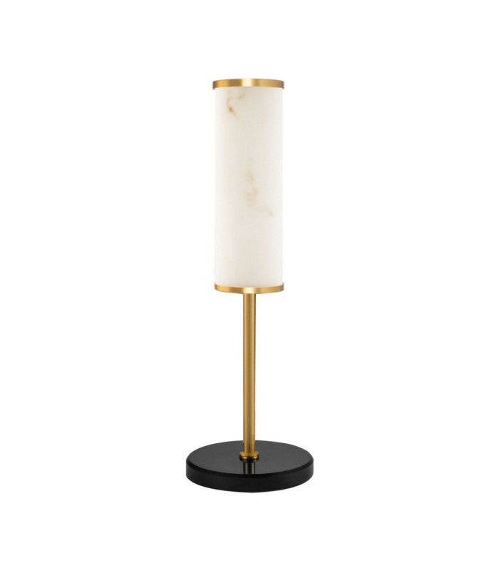 Nolia Integrated LED Table Lamp Brass Gold Black LED 12W 673lm 3000K-1