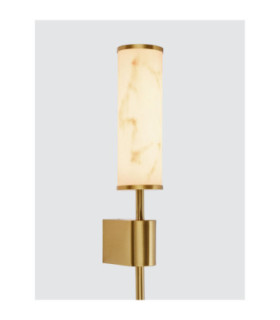 Nolia Integrated LED Wall Lamp Brass Gold LED 12W 675lm 3000K-2