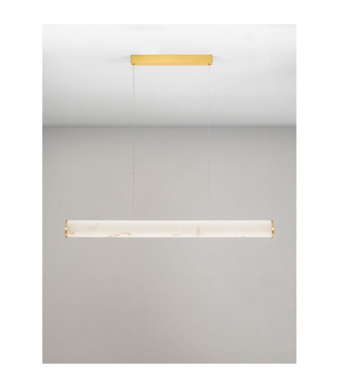 Nolia Bar Pendant Ceiling Light Brass Gold Triac Dimmable LED 35W 2374lm 3000K-3