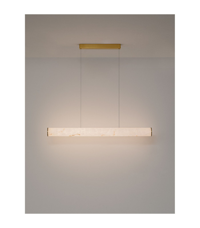 Nolia Bar Pendant Ceiling Light Brass Gold Triac Dimmable LED 35W 2374lm 3000K-6