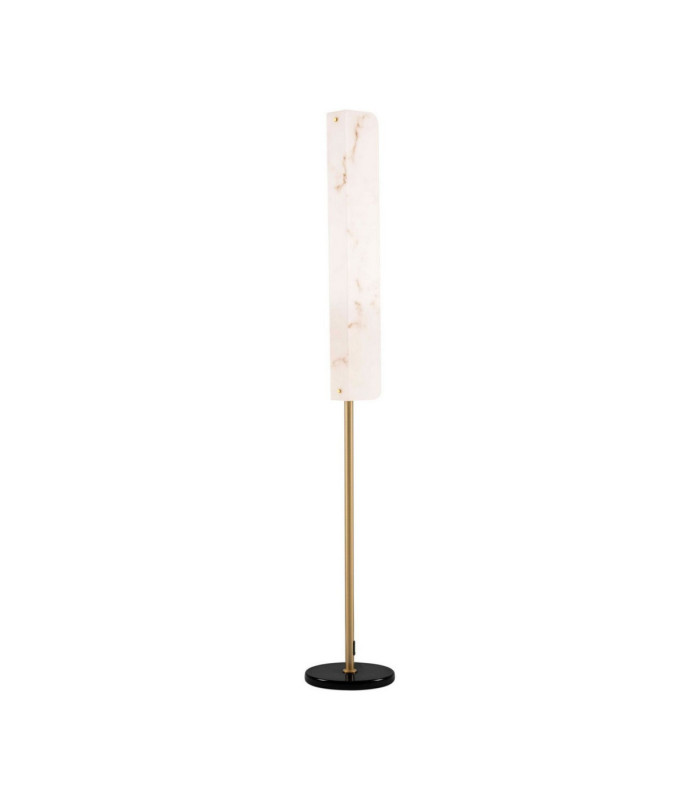 Aider LED Integrated Floor Lamp Brass Gold LED 23W 1685lm 3000K-1