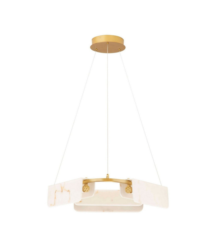 Aider Integrated LED Pendant Ceiling Light Brass Gold Triac Dimmable LED 34W 2146lm 3000K-1